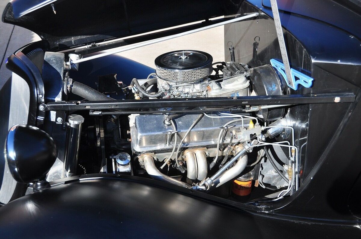 1934 Flat Black Ford 2 Door Coupe Coupe