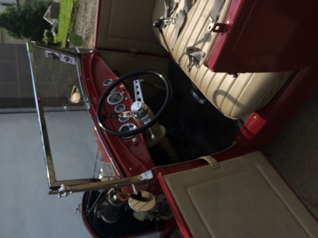 1929 Red Ford Model A Roadster