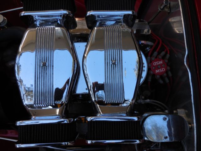 1932 Red Ford Street Rod Custom Truck