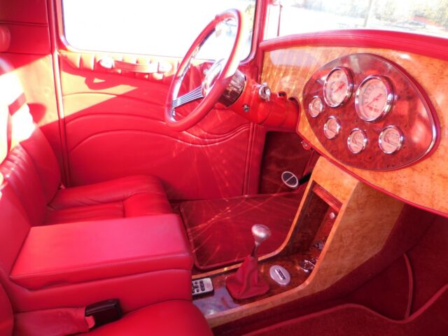 1932 Red Ford Street Rod Custom Truck