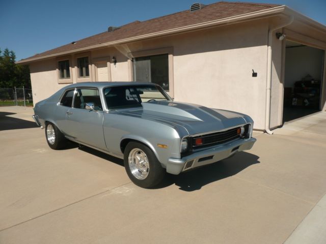 1974 Diamond silver metallic Chevrolet Nova Coupe