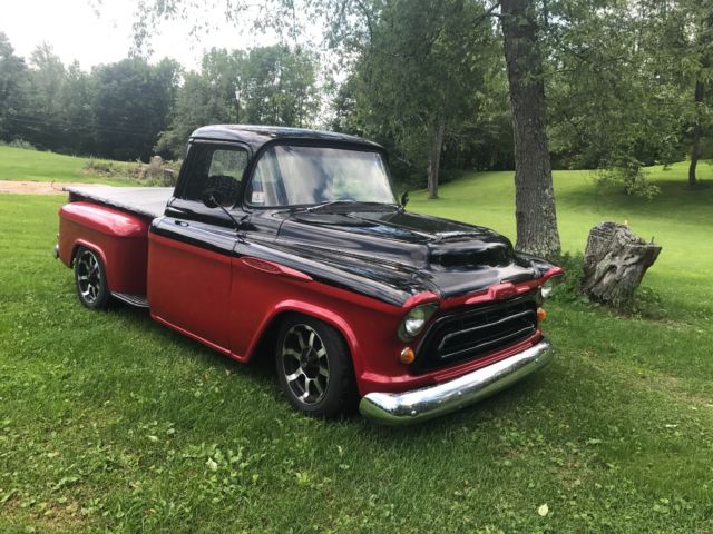 1957 Red/Black Chevrolet Other Standard Cab Pickup