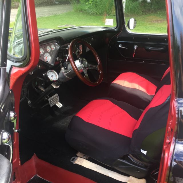 1957 Red/Black Chevrolet Other Standard Cab Pickup