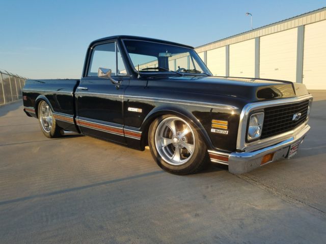 1971 Black Chevrolet C-10 Standard Cab Pickup