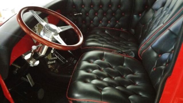 1927 Red Ford Model T Tudor