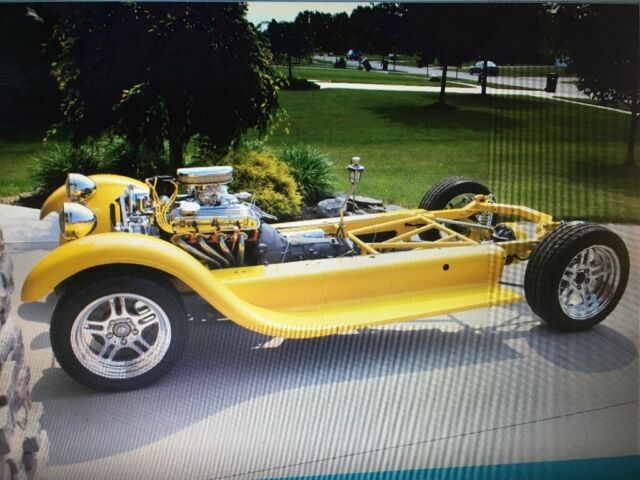 1929 Chrome Yellow Ford Model A Sedan