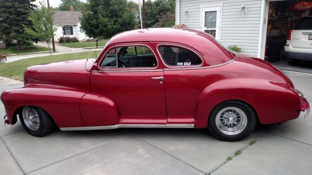 1947 Blue Pontiac Custom Sedan