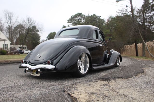 1936 Black Ford 5 window cpe Coupe