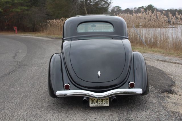 1936 Black Ford 5 window cpe Coupe