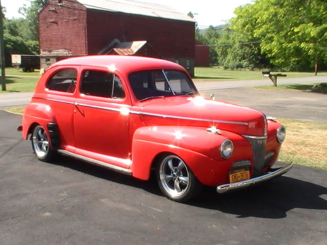 1929 Burgundy Ford Model A Sedan