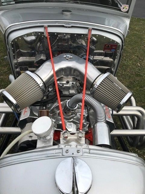 1930 Silver Ford Model A Coupe