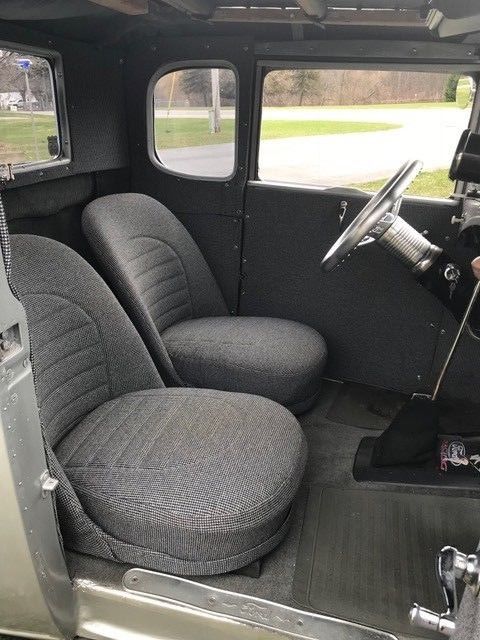 1930 Silver Ford Model A Coupe