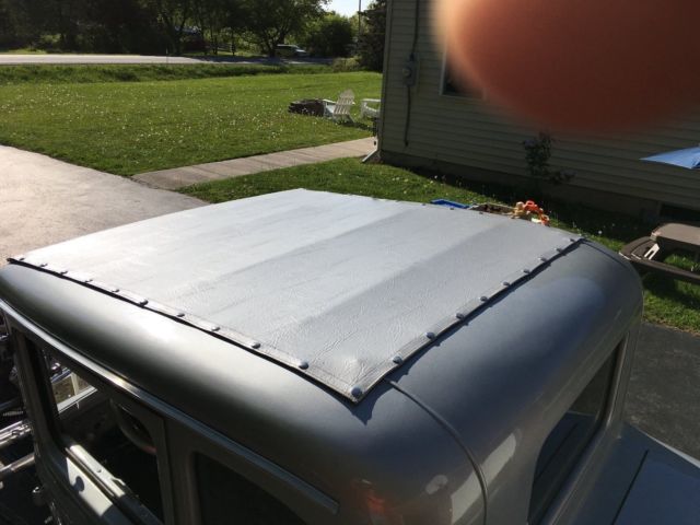 1930 Silver Ford Model A Coupe