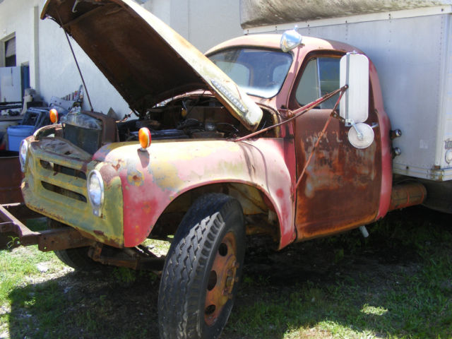 1955 Red Studebaker 2 ton Cab & Chassis