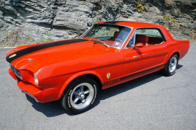 1965 Red Ford Mustang Coupe