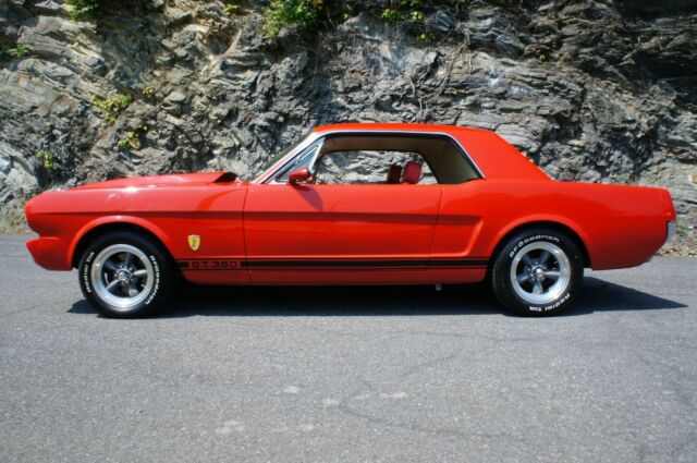 1965 Red Ford Mustang Coupe