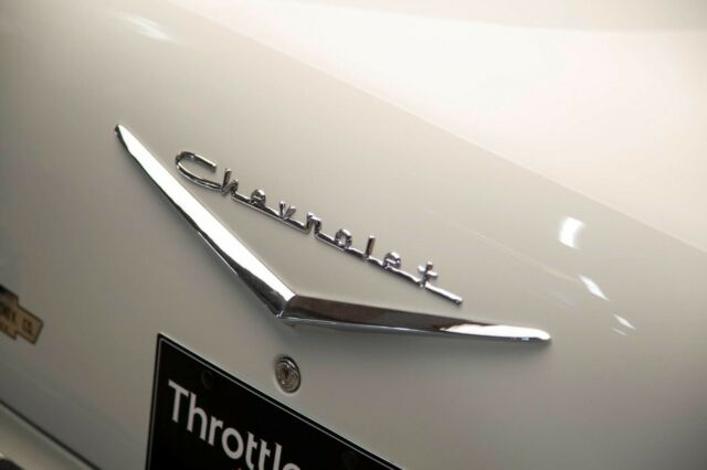 1957 White Chevrolet Bel Air/150/210 Sedan