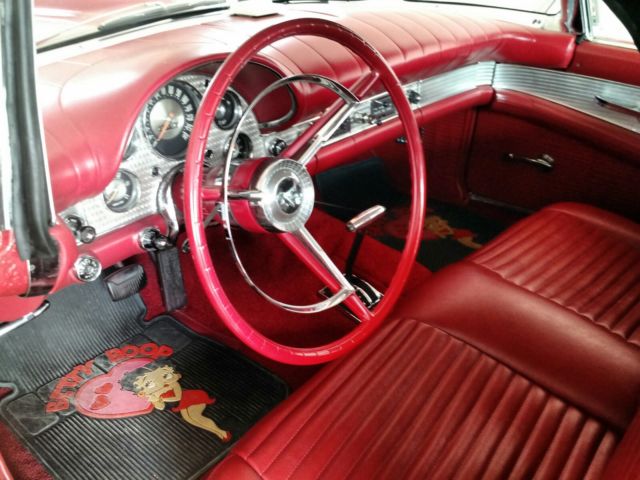 1957 Red Ford Thunderbird Convertible