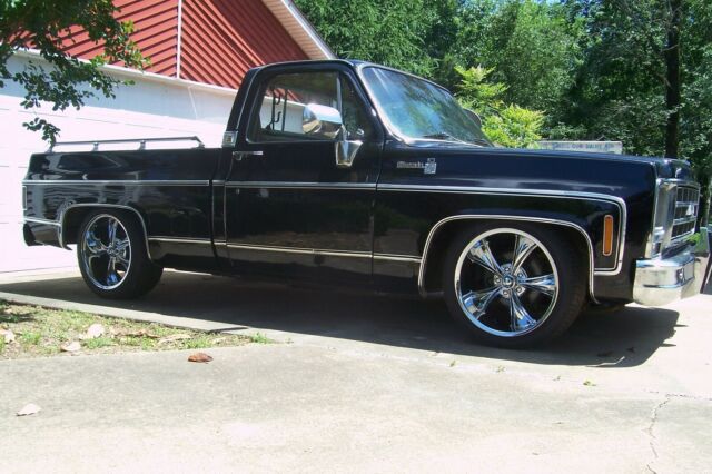 1979 Black Chevrolet C-10
