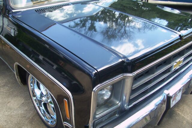 1979 Black Chevrolet C-10