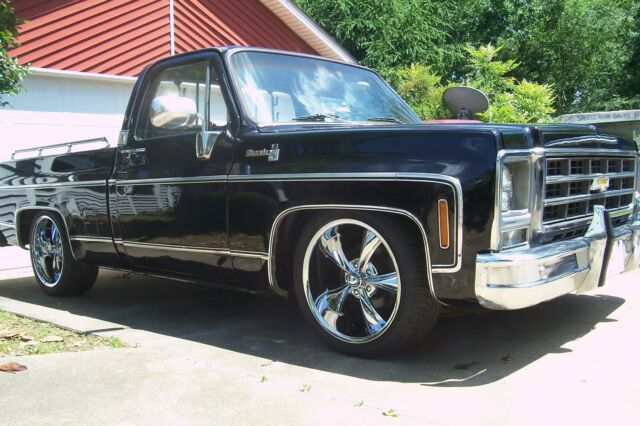 1979 Black Chevrolet C-10
