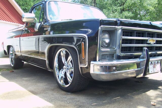 1979 Black Chevrolet C-10