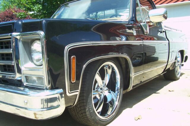 1979 Black Chevrolet C-10