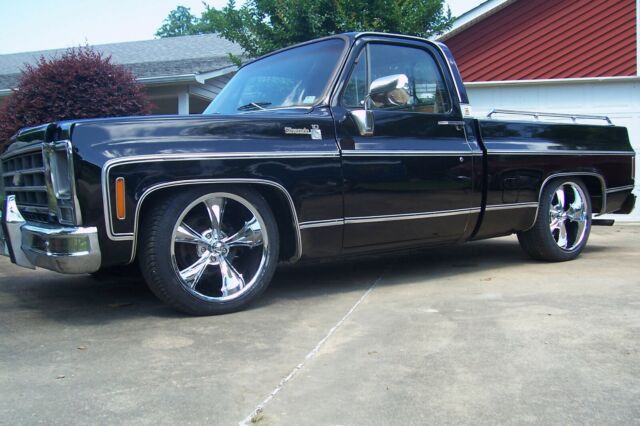 1979 Black Chevrolet C-10