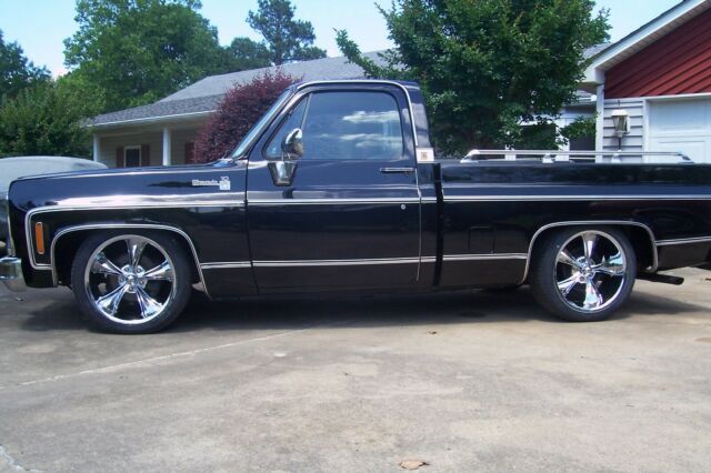 1979 Black Chevrolet C-10