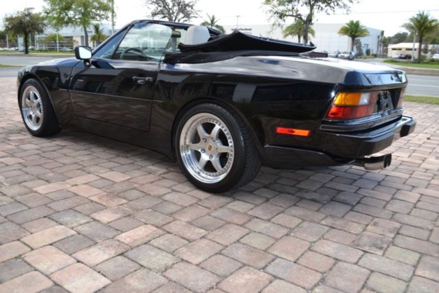 1990 Black Porsche 944 Convertible