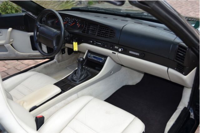 1990 Black Porsche 944 Convertible