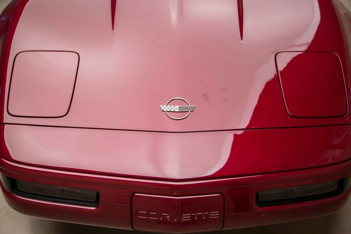 1993 Burgundy Chevrolet Corvette Coupe