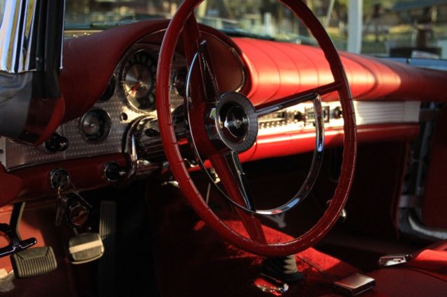 1957 Gun Metal Gray Ford Thunderbird Convertible