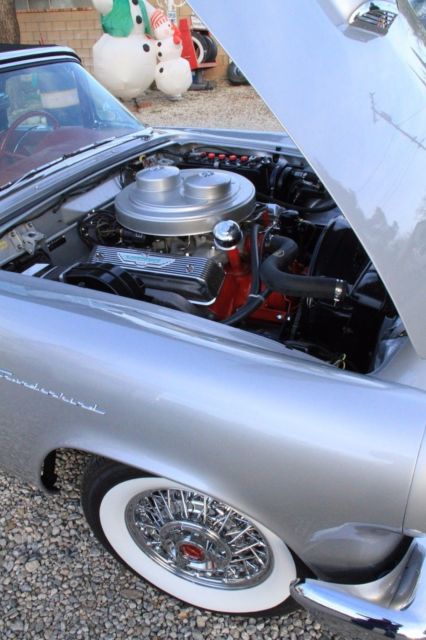 1957 Gun Metal Gray Ford Thunderbird Convertible