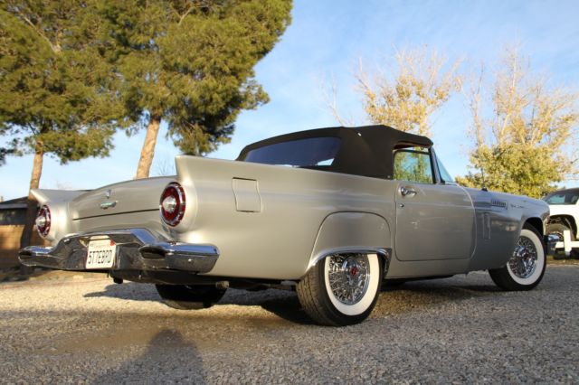 1957 Gun Metal Gray Ford Thunderbird Convertible