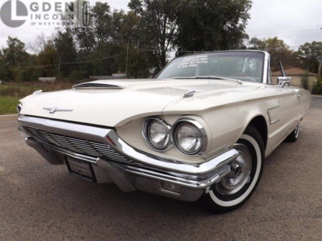 1965 White Ford Thunderbird