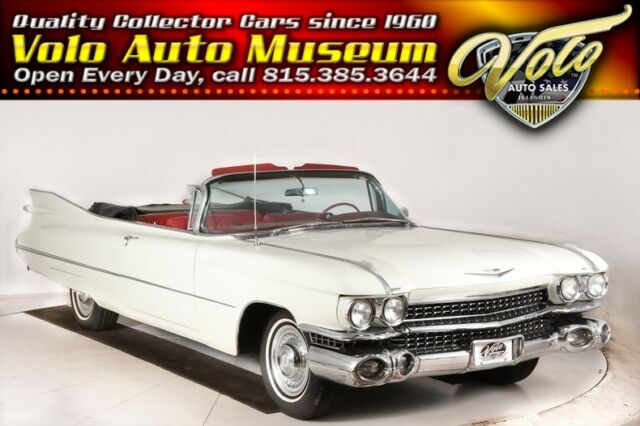 1959 Ivory Cadillac 62 Convertible