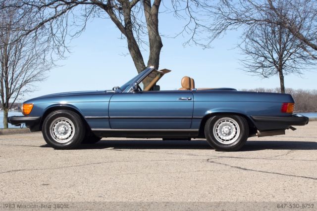1983 Lapis Blue Mercedes-Benz SL-Class Convertible