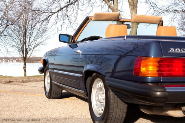 1983 Lapis Blue Mercedes-Benz SL-Class Convertible