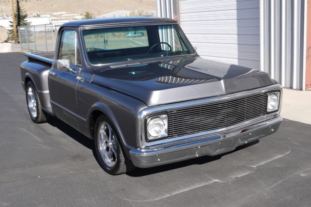 1969 Metallic Gunmetal Chevrolet C-10 Short bed pick up