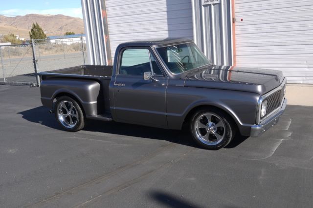 1969 Metallic Gunmetal Chevrolet C-10 Short bed pick up