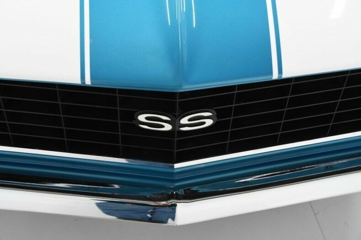 1969 Blue Chevrolet Camaro Convertible