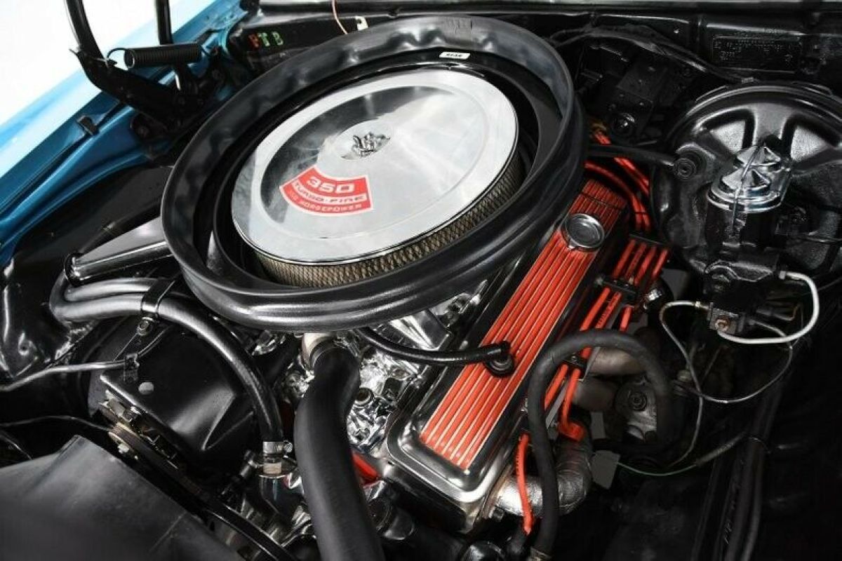 1969 Blue Chevrolet Camaro Convertible