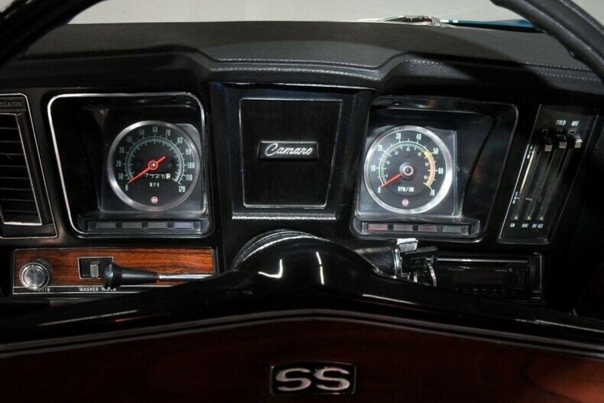 1969 Blue Chevrolet Camaro Convertible