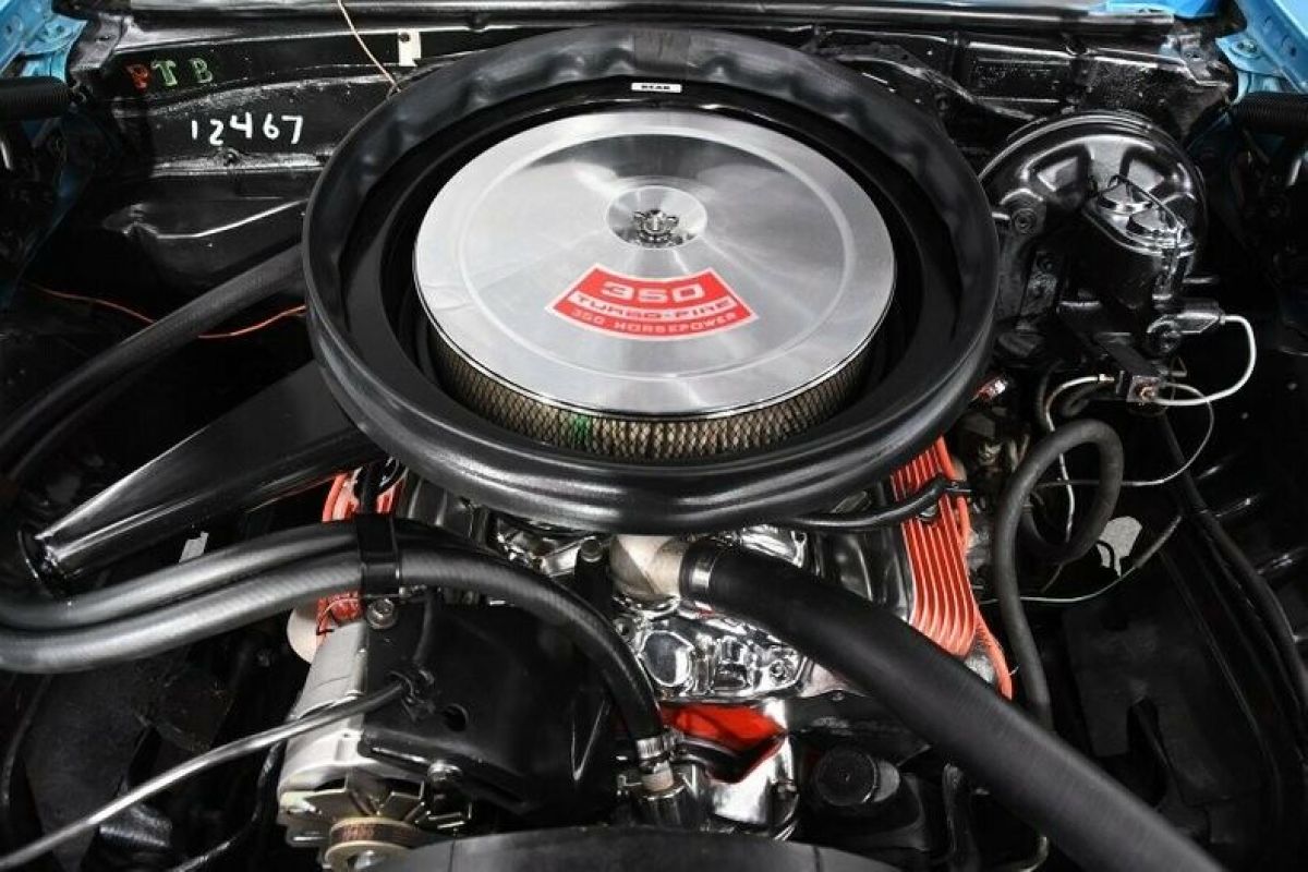 1969 Blue Chevrolet Camaro Convertible