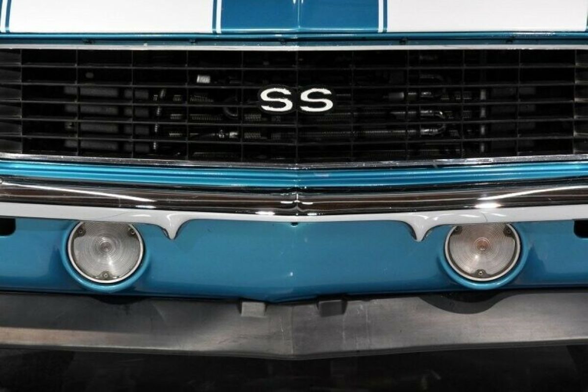1969 Blue Chevrolet Camaro Convertible