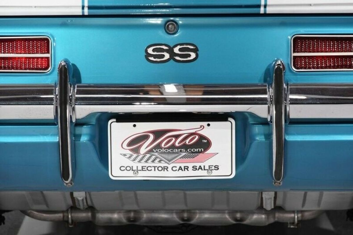 1969 Blue Chevrolet Camaro Convertible