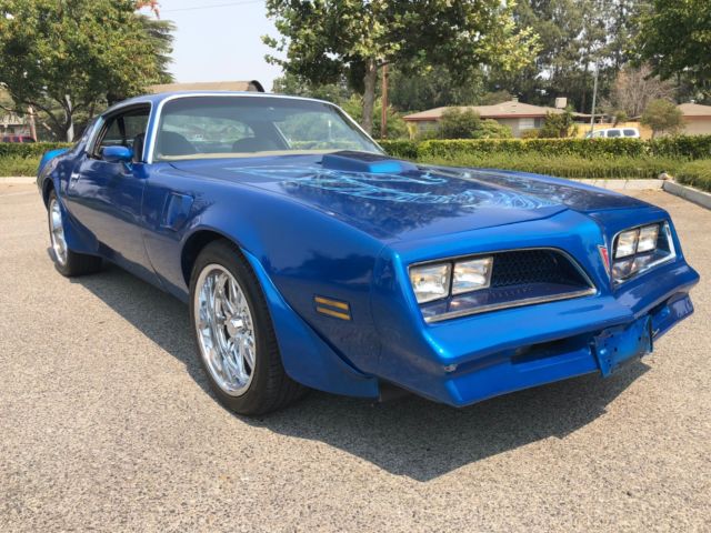 1978 Blue Metallic Pontiac Firebird