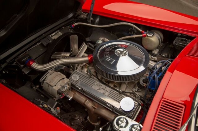 1966 Red Chevrolet Corvette Convertible