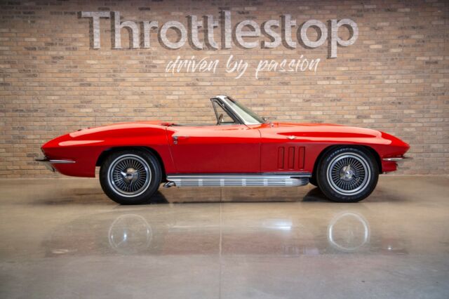 1966 Red Chevrolet Corvette Convertible